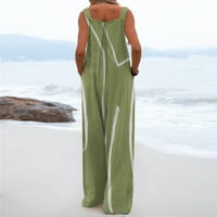 Cuoff odjeća ženska casual moda otisnuta zelena xl