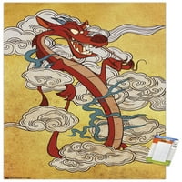 Disney Mulan - Zmajski zidni poster, 14.725 22.375