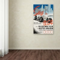 Zaštitni znak likovne umjetnosti 'Audi' Canvas Art Od Lantern Press