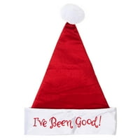 Vrijeme za odmor crveno-bijeli šešir Djeda Mraza, bio sam dobar