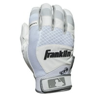 Franklin Sports MLB X-Venter Pro srednje udarce za odrasle, bijelo bijelo