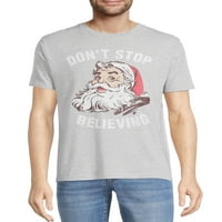 Vrijeme za odmor Muška grafička majica Santa vjerovanja
