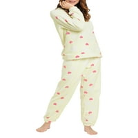 Jedinstveni Bargains ženski zimski Loungewear Sleepwear flanel pidžama Set