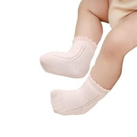 Hirigin Dječji pleteni čarape Proljeće Ljeto Ruffle unise bočno šuplje nošenje