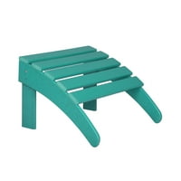 Westin vanjski 3 komada Adirondack stolica sa Otoman & Side table Set uključen HDPE plastike UV vremenski