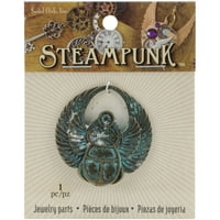 Steampunk metalni privjesak 1 Pkg-krilat sca