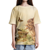 Žene Muškarci kratkih rukava Majica Uskrs Bunny uzorak slatka za djecu, odrasli-3xl, 05
