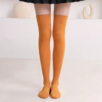 Waroomhouse par butina visoka čarapa jednobojna visoka elastičnost zadebljana rastezljiva Super meka noga
