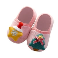 SDJMa mališani djevojke Božić čarape prozračna deca neklizajuće zgusnuti zatvoreni Toddler cipele