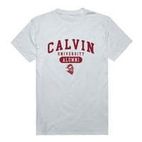 Calvin University Knights Alumni T-Shirt-Heather Grey, Small