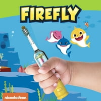 Firefly Sea N 'Zvuk, četkica za nošenje za bebe, premium meke čekinje, minutni tajmer, manje nereda usisna