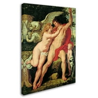 Zaštitni znak likovne umjetnosti' Venera i Adonis ' platnena Umjetnost Petera Paula Rubensa