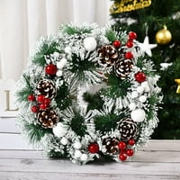 Božić Ukras Vijenac Božićno Drvo Dekoracije Vjenčanje Vijenci Događaj Party Svečana Božić Ornament