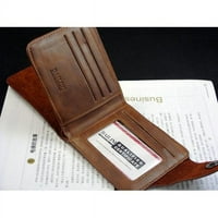 Novčanici za muškarce Pravi kožni džepovi kreditne lične karte Držač novčanik prednji džepni džepni džepni