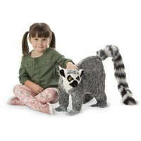 Melissa & Doug Stajali su životni plišani Lemur punjena životinja