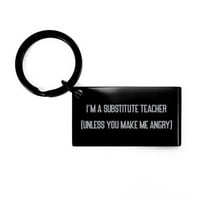 Lijepi pokloni za zamjenu učitelja, Ja sam zamjenski učitelj, jedinstvena ideja praznični privjesak za