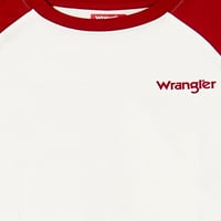 Wrangler Boys Džepna Majica Sa Dugim Rukavima I Raglan Majica , 2 Pakovanja, Veličine 4 - & Husky