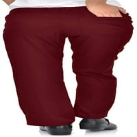 Mini marilyn piling ravno noga 4-smjerna noga elastična struka četiri džepne hlače s džepovima sa džepovima