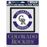 Colorado Rockies Prime 5 7.75 Dvije Naljepnice