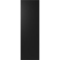 Ekena Millwork 18 W 46 H True Fit PVC dijagonalna ploča modernog stila fiksne kapke, crna