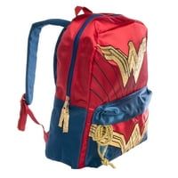 DC Comics Wonder Women Ženska kostim Djevojka ruksak školska torba za knjige Gold Glitter