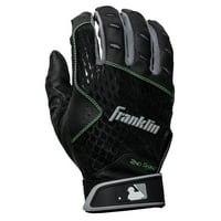 Franklin Sports 2nd-Skinz® rukavice za udaranje crne crne odrasle x-velike
