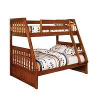 Namještaj Amerike Ceanna Cottage drveni krevet na sprat, Twin Full, Hrast