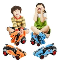 Esaierr Toddler Baby Dinosaur Auto igračke za djecu, deformacije Dinosaur automobili igračke Inertia Auto