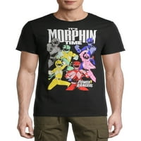 Power Rangers Morphin Time Muška i velika muška grafička majica