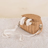 Fairnull back Basket delikatna široka primjena Rattan prirodni stil izuzetna torba za korpe za djecu
