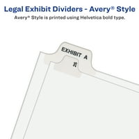 AVERY®, AVE01330, Standardni skupini skupljani izložbeni izložbeni setovi - Avery Style, set