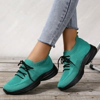 Ženske sportske patike Elevate Mesh pertle pertle udobne cipele za hodanje zelena veličina 8.5