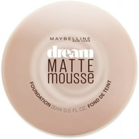 Maybelline Dream Matte Mousse Foundation za šminku za svu kožu, toffee, 0. oz