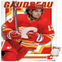 Calgary Flames - Johnny Gaudreau zidni poster, 14.725 22.375