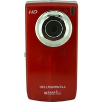 Bell+Howell Take1HD T100HD digitalna kamkorder, 1,8 LCD ekran, HD, crveni