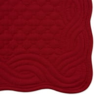 Cranberry Quilted Farmhouse Placemat