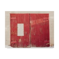Zaštitni znak likovne umjetnosti' crveno na bijelim vratima ' platno Art Brenda Petrella Photography Llc