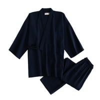 Kimono Pijamas dvostruka gaze visoke elastičnosti muškarci izvrsne kimono spavanje za zabavu