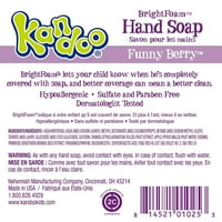 Kandoo BrightFoam ručni sapun, smiješan bobica miris, 8. FLUID UNCE
