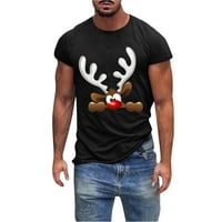 Košulje za muškarce Muška Moda slobodno vrijeme sportovi Božić pamuk Jelena Digitalna štampa kratki rukav