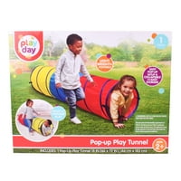 Play Day Pop-up tunel i šator, poliesterski materijal za unutrašnju i vanjsku upotrebu, djeca od 3+