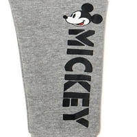 Mickey Mouse pantalone za bebe i mališane od flisa za Džogere Multipack, 3 pakovanja, veličine 12M-5T