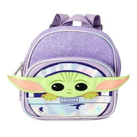 Star Wars The Mandalorian Grogu Baby Yoda Dječji mini ruksak ljubičasti