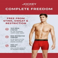 Jockey® Essentials muški bokserski bokserski bokserski kratki donji veš, od 3, lagan, 5 unutrašnji šav,