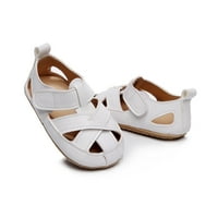 Utoimkio Kids Sandale Veličina Baby Slatke sandale za meke kosilice za mališane boje bijelih oblačnih