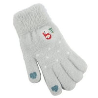 PARK žene zimski snjegović rukavice za božićnu jelku Warm Touchscreen rukavice Vjetrootporne rukavice