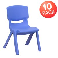 Flash nameštaj Plava školska stolica za paljenje od 10,5 '' visina sjedala