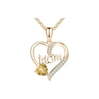 Hanxiulin privjesak za srce u obliku ženske ogrlice a preciou poklon za majku kao poklon nakita na majčinom