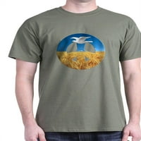 Cafepress - mir u majici za muške vrijednosti Ukrajine - pamučna majica