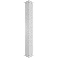 Ekena Millwork 8 W 9'H Craftsman klasični kvadratni bez suženi veliki Marakešski stub sa prerijskom kapitalnom